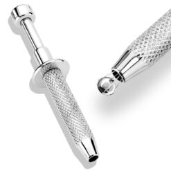 A Push-in Syringe Type Quad Prong Small Bead Holder! Key Features: Push-in syringe design: Easy bead loading and securing. Quad prongs: Four precision prongs hold small beads firmly.
