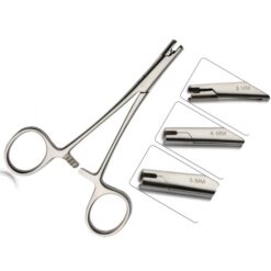 Dermal anchor holding forceps