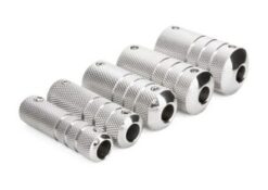 Stainless Steel Knurled Tattoo Grip