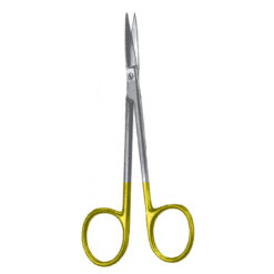 Pak Line Manufacturer Iris Scissors Gold Handle Micro Surgical