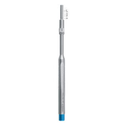straight graduated osteotome blue color coded stainless steel dental implant instrument pak line industries