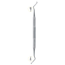 anatomical spoon double ended sinus lift instrument stainless steel membrane elevator pak line industries