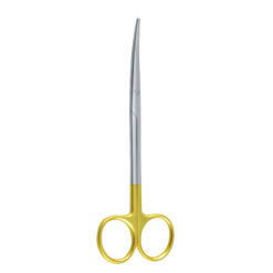 curved metzenbaum scissors tungsten carbide gold handle surgical dissection instrument pak line industries