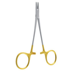 derf needle holder tungsten carbide gold handle dental surgical ophthalmic suturing instrument pak line industries