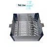 arthroscopy punch forceps set 10 pcs orthopedic joint surgery instruments in aluminum sterilization container box pak line industries