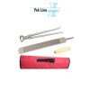 farrier kit 14 inch hoof nipper double sided rasp with wooden handle red storage pouch pak line industries