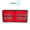 gold foil instruments kit precision dental restoration tools set in zippered case pak line industries