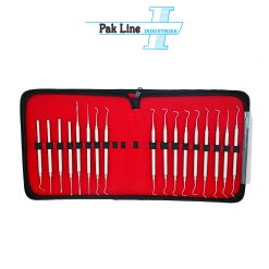 gold foil instruments kit precision dental restoration tools set in zippered case pak line industries
