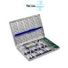 orthodontic arch wire set 11 pcs dental pliers cutters sterilisation cassette pak line industries