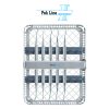 Titanium Tip Curettes Set of 5 with Stainless Steel Sterilization Cassette by Pak Line Industries